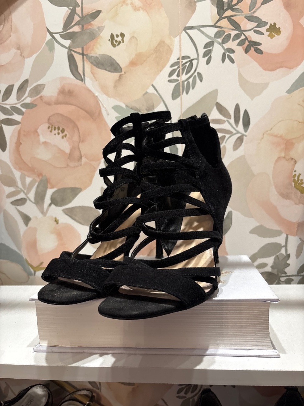 Nine West sure strappy heels